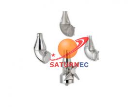 Rotary jet heads